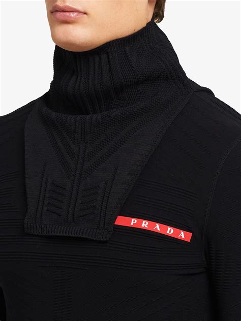 Prada Technical Knit Neck Warmer 